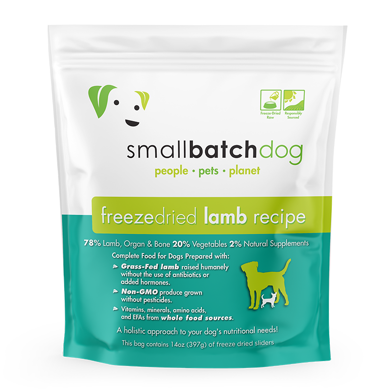 美国SmallBath时佰集羊肉口味犬冻干全犬种 14oz